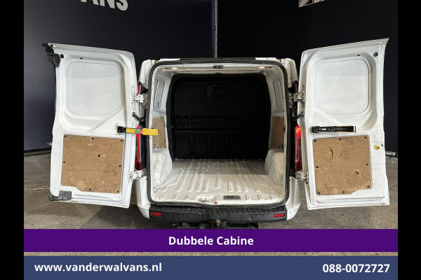 Ford Transit Custom 2.0 TDCI 131pk L2H1 Dubbele Cabine Euro6 Airco | 6-Zits | Cruisecontrol | 2550kg Trekhaak Verwarmde voorruit, Parkeersensoren