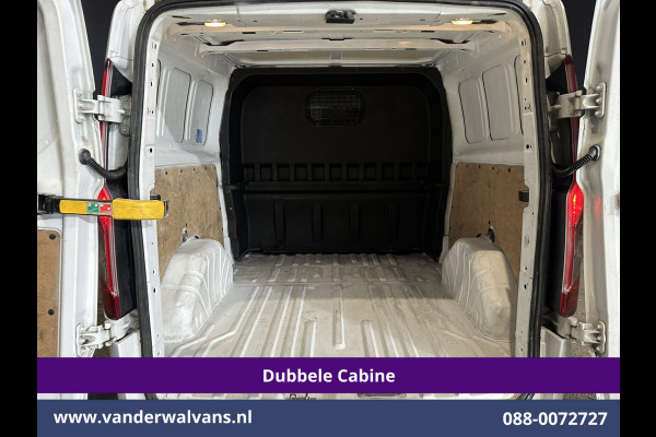 Ford Transit Custom 2.0 TDCI 131pk L2H1 Dubbele Cabine Euro6 Airco | 6-Zits | Cruisecontrol | 2550kg Trekhaak Verwarmde voorruit, Parkeersensoren