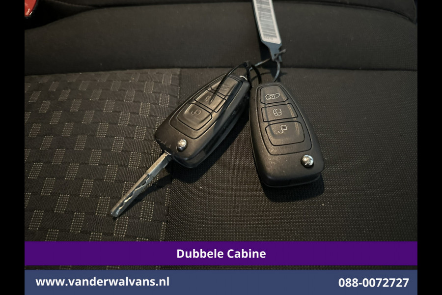 Ford Transit Custom 2.0 TDCI 131pk L2H1 Dubbele Cabine Euro6 Airco | 6-Zits | Cruisecontrol | 2550kg Trekhaak Verwarmde voorruit, Parkeersensoren