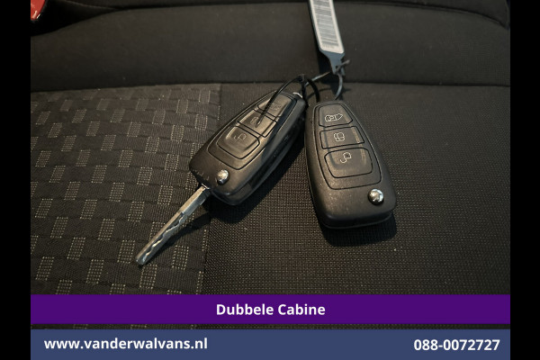 Ford Transit Custom 2.0 TDCI 131pk L2H1 Dubbele Cabine Euro6 Airco | 6-Zits | Cruisecontrol | 2550kg Trekhaak Verwarmde voorruit, Parkeersensoren