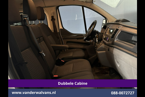 Ford Transit Custom 2.0 TDCI 131pk L2H1 Dubbele Cabine Euro6 Airco | 6-Zits | Cruisecontrol | 2550kg Trekhaak Verwarmde voorruit, Parkeersensoren
