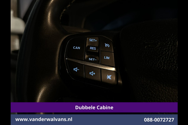 Ford Transit Custom 2.0 TDCI 131pk L2H1 Dubbele Cabine Euro6 Airco | 6-Zits | Cruisecontrol | 2550kg Trekhaak Verwarmde voorruit, Parkeersensoren