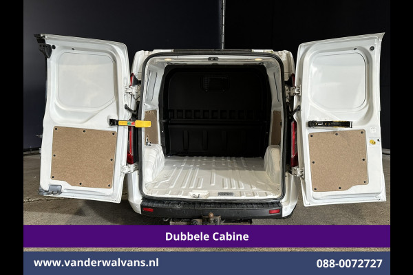 Ford Transit Custom 2.0 TDCI 131pk L2H1 Dubbele Cabine Euro6 Airco | 6-Zits | Cruisecontrol | 2550kg Trekhaak Verwarmde voorruit, Parkeersensoren