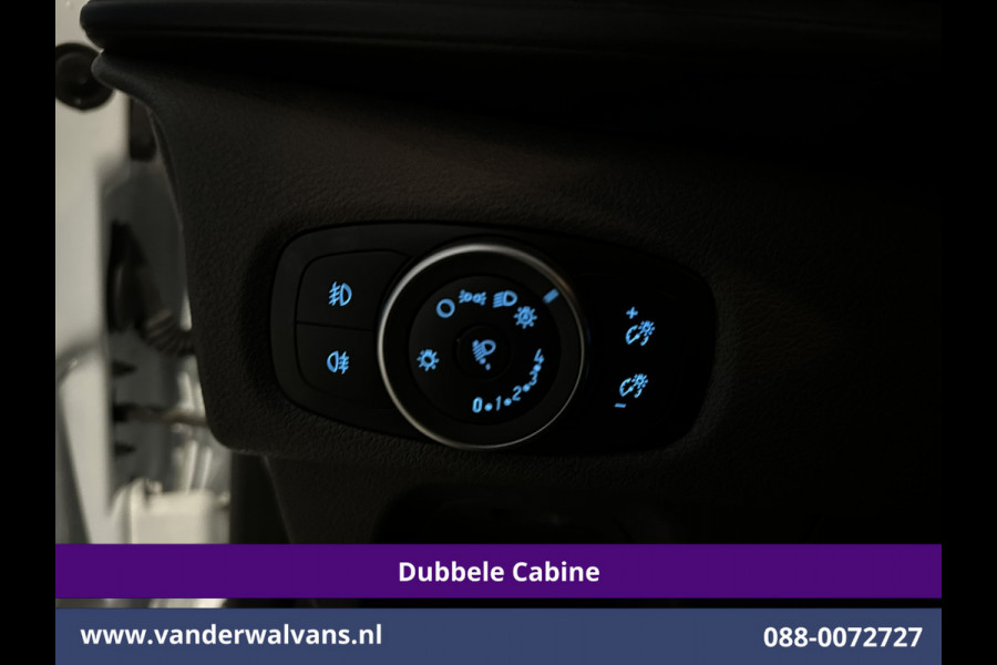 Ford Transit Custom 2.0 TDCI 131pk L2H1 Dubbele Cabine Euro6 Airco | 6-Zits | Cruisecontrol | 2550kg Trekhaak Verwarmde voorruit, Parkeersensoren
