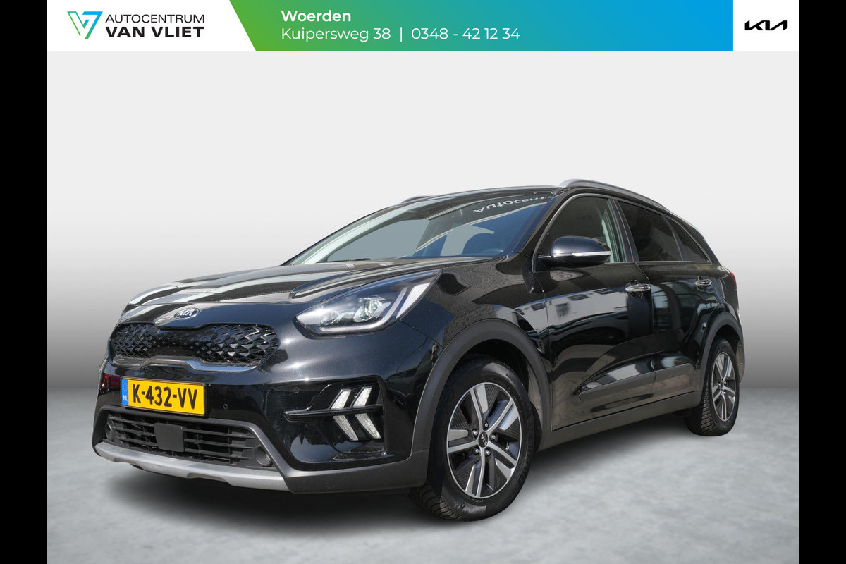 Kia Niro 1.6 GDi Hybrid DynamicPlusLine | Trekhaak | Navi | Adaptief | Clima | Camera | Leer | Stoel/Stuurverwarming