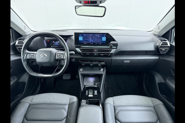 Citroën Ë-C4 50kWh SOH 100% Panorama-Schuifdak Stoel+Stuurverwarming Head-Up Display Adap.Cruise 360°Camera Apple Carplay Android Auto Navi E Keyless Lmv Led Isofix DAB Lane Assist Voorruitverwarming Regen-Lichtsensor Dodehoek detector Bluetooth Rijstrooksensor