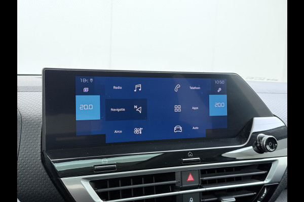 Citroën Ë-C4 50kWh SOH 100% Panorama-Schuifdak Stoel+Stuurverwarming Head-Up Display Adap.Cruise 360°Camera Apple Carplay Android Auto Navi E Keyless Lmv Led Isofix DAB Lane Assist Voorruitverwarming Regen-Lichtsensor Dodehoek detector Bluetooth Rijstrooksensor