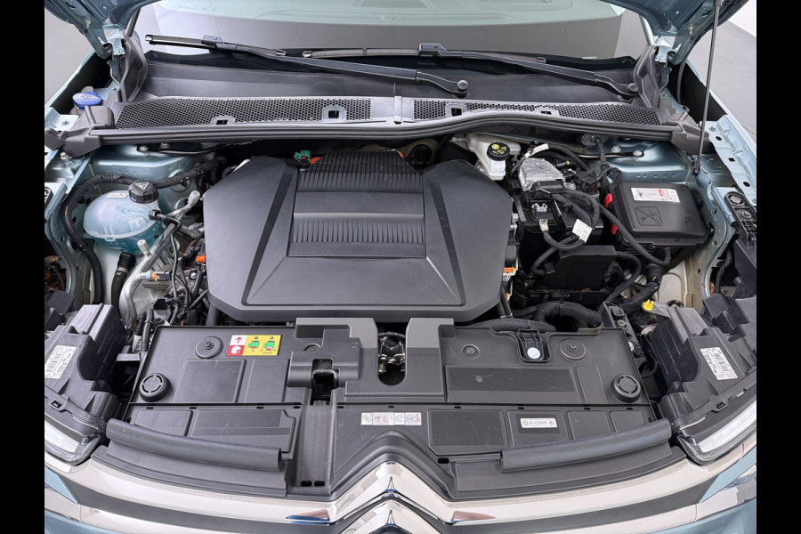 Citroën Ë-C4 50kWh SOH 100% Panorama-Schuifdak Stoel+Stuurverwarming Head-Up Display Adap.Cruise 360°Camera Apple Carplay Android Auto Navi E Keyless Lmv Led Isofix DAB Lane Assist Voorruitverwarming Regen-Lichtsensor Dodehoek detector Bluetooth Rijstrooksensor