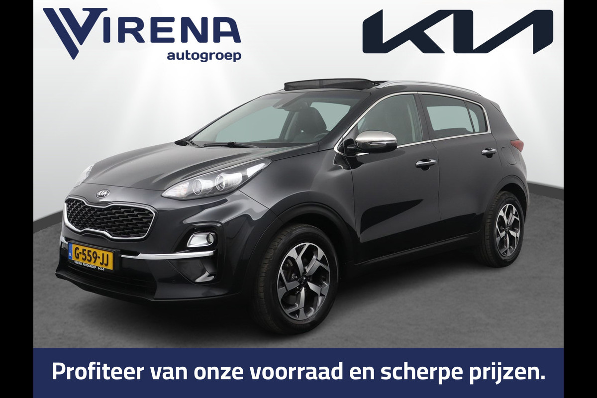 Kia Sportage 1.6 T-GDI DynamicPlusLine Automaat - Schuif-/kanteldak - Trekhaak - Keyless - Stoelverwarming - Apple CarPlay/Android Auto - Fabrieksgarantie tot 10-2026