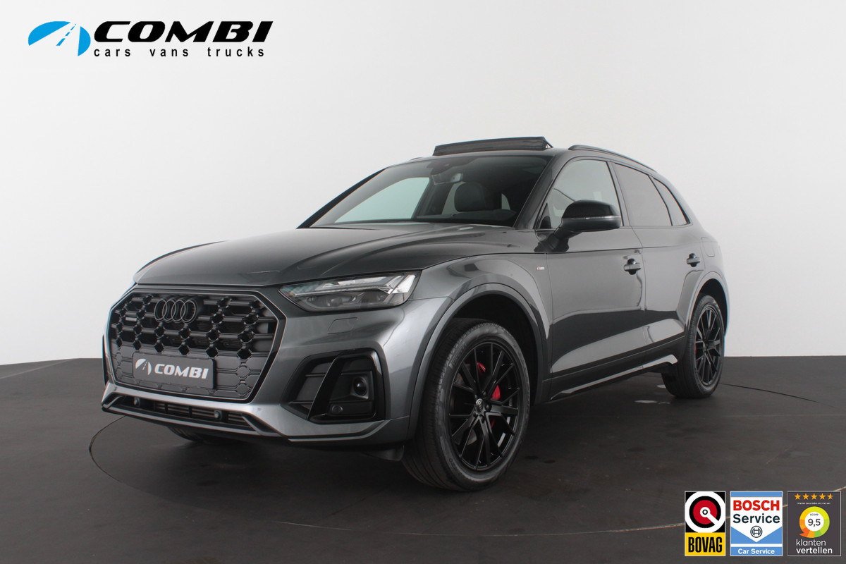 Audi Q5 55 TFSI e quattro S line edition Competition > Black Optiek/B&O/Memory/20inch/Daytona/Pano./Trekhaak