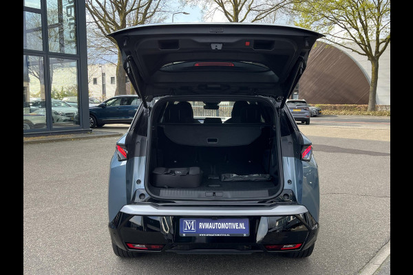 Peugeot E-5008 GT 73 kWh SOH 95%| 7 PERSOONS | COMPLEET UITGEVOERD| STOEL VENTILATIE |WARMTEPOMP| ADAPTIEVE CRUISE CONTROL | 360° CAMERA | ACHTERBANK VERWARMD |STOEL+ STUURVERWARMING| MEMORY STOEL MET MASSAGE| DODE HOEK SENSOR| ELEKTRISCHE ACHTERKLEP