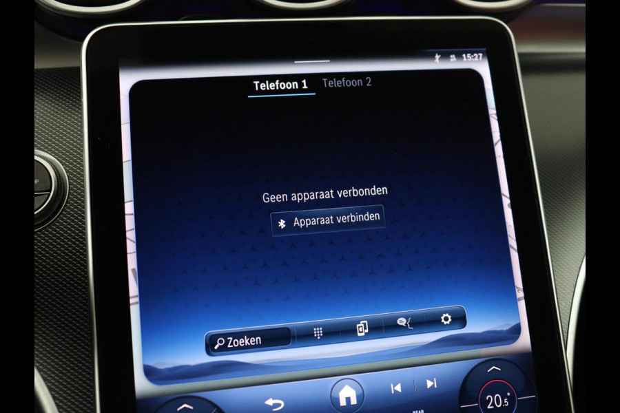 Mercedes-Benz C-Klasse 300e Luxury Line | SOH 92% | Leder | Trekhaak | Stoelverwarming | Sfeerverlichting | Carplay | Full LED | Navigatie | Camera | Park Assist | Dodehoek detectie | PHEV | Plug In