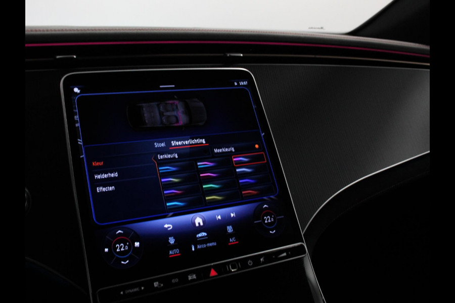 Mercedes-Benz EQE SUV 350 4Matic AMG Line 292pk Climate control Adaptieve cruise control Parkeersensoren Achteruitrijcamera Sfeerverlichting Stoelverwarming Keyless LED Navigatie