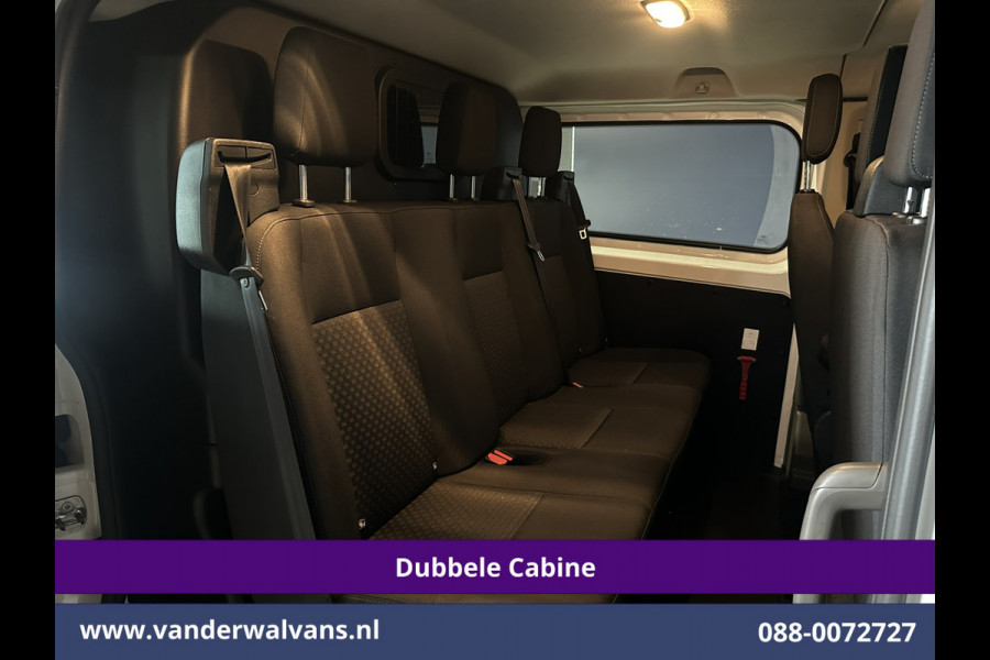 Ford Transit Custom 2.0 TDCI 131pk L2H1 Dubbele Cabine Euro6 Airco | 6-Zits | Camera | Apple Carplay | Xenon | Cruisecontrol 2540kg Trekhaak, Android Auto, Verwarmde voorruit, Parkeersensoren