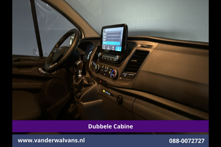 Ford Transit Custom 2.0 TDCI 131pk L2H1 Dubbele Cabine Euro6 Airco | 6-Zits | Camera | Apple Carplay | Xenon | Cruisecontrol 2540kg Trekhaak, Android Auto, Verwarmde voorruit, Parkeersensoren