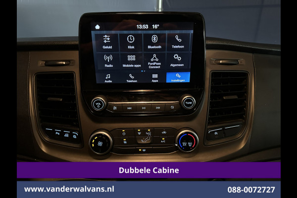 Ford Transit Custom 2.0 TDCI 131pk L2H1 Dubbele Cabine Euro6 Airco | 6-Zits | Camera | Apple Carplay | Xenon | Cruisecontrol 2540kg Trekhaak, Android Auto, Verwarmde voorruit, Parkeersensoren