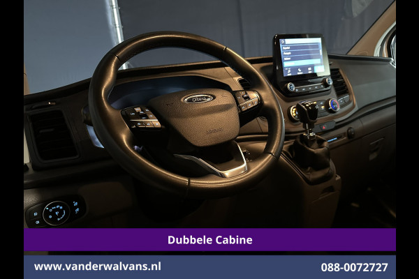 Ford Transit Custom 2.0 TDCI 131pk L2H1 Dubbele Cabine Euro6 Airco | 6-Zits | Camera | Apple Carplay | Xenon | Cruisecontrol 2540kg Trekhaak, Android Auto, Verwarmde voorruit, Parkeersensoren