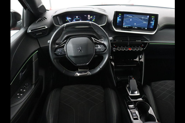 Peugeot e-208 EV GT Pack 50 kWh | SOH 92% | Stoelverwarming | Leder/Alcantara | Adaptive cruise | Carplay | Park Assist | Camera | Keyless | Full LED | Dodehoek detectie | Navigatie | Digital Cockpit