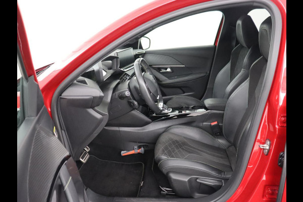 Peugeot e-208 EV GT Pack 50 kWh | SOH 92% | Stoelverwarming | Leder/Alcantara | Adaptive cruise | Carplay | Park Assist | Camera | Keyless | Full LED | Dodehoek detectie | Navigatie | Digital Cockpit
