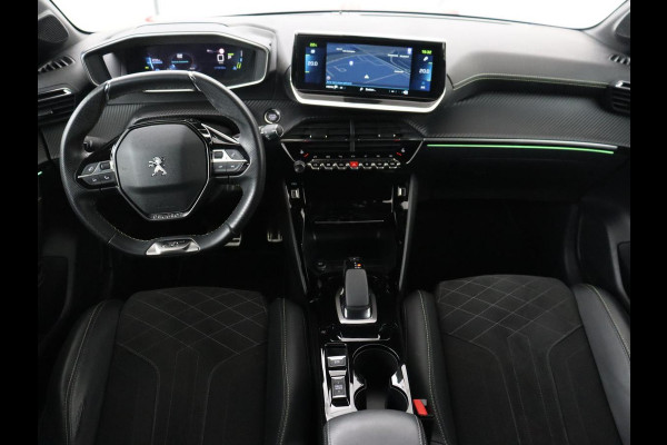 Peugeot e-208 EV GT Pack 50 kWh | SOH 92% | Stoelverwarming | Leder/Alcantara | Adaptive cruise | Carplay | Park Assist | Camera | Keyless | Full LED | Dodehoek detectie | Navigatie | Digital Cockpit