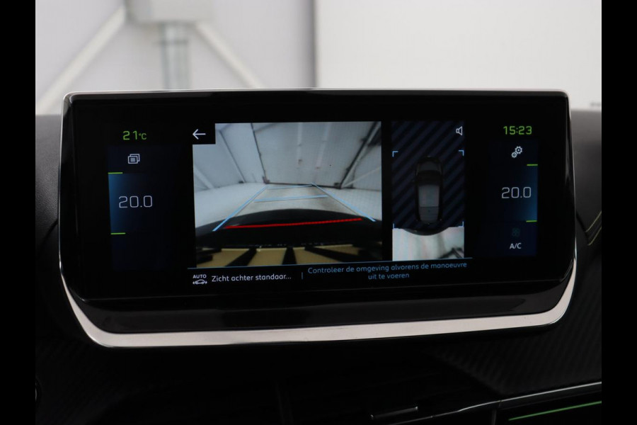 Peugeot e-208 EV GT Pack 50 kWh | SOH 92% | Stoelverwarming | Leder/Alcantara | Adaptive cruise | Carplay | Park Assist | Camera | Keyless | Full LED | Dodehoek detectie | Navigatie | Digital Cockpit