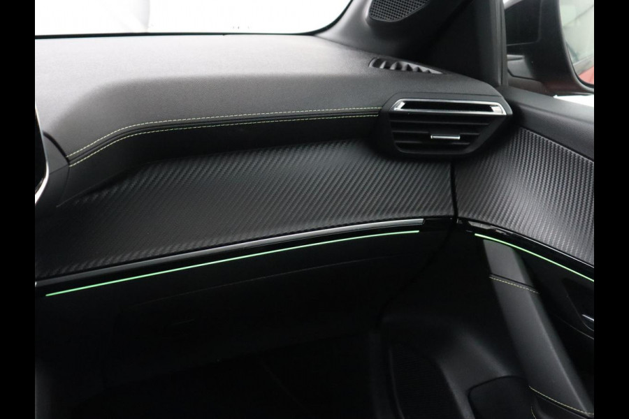 Peugeot e-208 EV GT Pack 50 kWh | SOH 92% | Stoelverwarming | Leder/Alcantara | Adaptive cruise | Carplay | Park Assist | Camera | Keyless | Full LED | Dodehoek detectie | Navigatie | Digital Cockpit