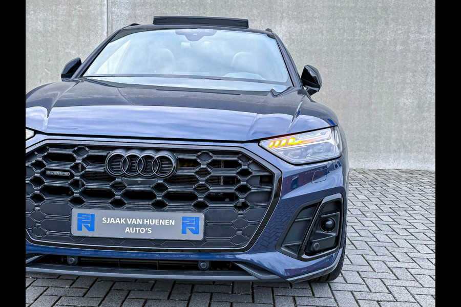 Audi Q5 50TFSI e 299PK Quattro Competition S Edition S-Line 1é Eig Audi Exclusive|Pano|Luchtvering|360°|B&O|HD Matrix|HUD|Trekhaak