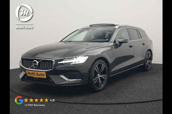 Volvo V60 T6 Recharge AWD Inscription PHEV 340pk Dealer O.H. | Panodak | Camera | Lederen Sportstoelen Memory & Verwarmd | Stuur Verwarmd | Keyless | Navigatie | DAB | Cruise Control | Plug In Hybrid |