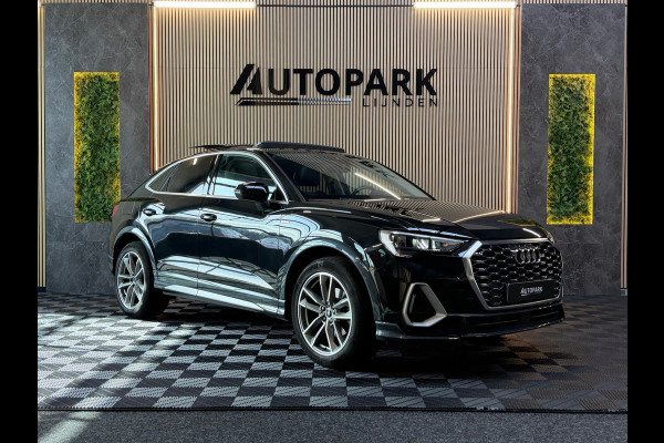 Audi Q3 Sportback 35 TFSI S-LINE|PANO|VIRTUAL|KEYLESS|GARANTIE 2028|CARPLAY|SFEERVERLICHTING|TREKHAAK|DEALER ONDERHOUDEN|VOL!