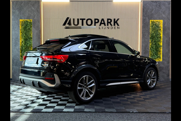 Audi Q3 Sportback 35 TFSI S-LINE|PANO|VIRTUAL|KEYLESS|GARANTIE 2028|CARPLAY|SFEERVERLICHTING|TREKHAAK|DEALER ONDERHOUDEN|VOL!