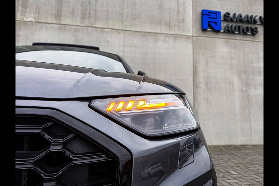 Audi Q5 50TFSI e 299PK Quattro Competition S Edition S-Line 1é Eig! Panoramadak|S-Kuipstoelen|360°View|Matrix|Carbon|Ambiance|SQ5!