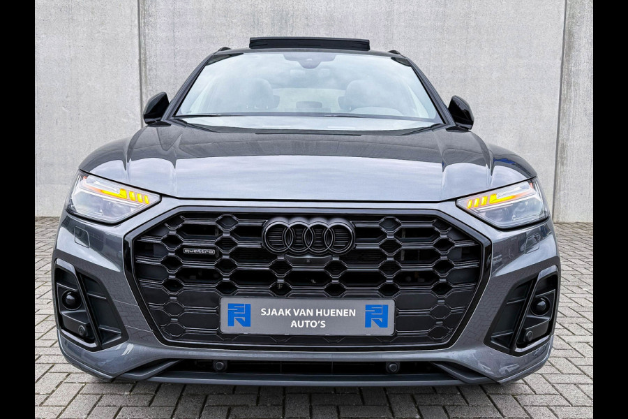 Audi Q5 50TFSI e 299PK Quattro Competition S Edition S-Line 1é Eig! Panoramadak|S-Kuipstoelen|360°View|Matrix|Carbon|Ambiance|SQ5!