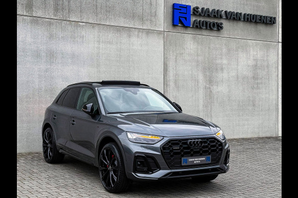 Audi Q5 50TFSI e 299PK Quattro Competition S Edition S-Line 1é Eig! Panoramadak|S-Kuipstoelen|360°View|Matrix|Carbon|Ambiance|SQ5!