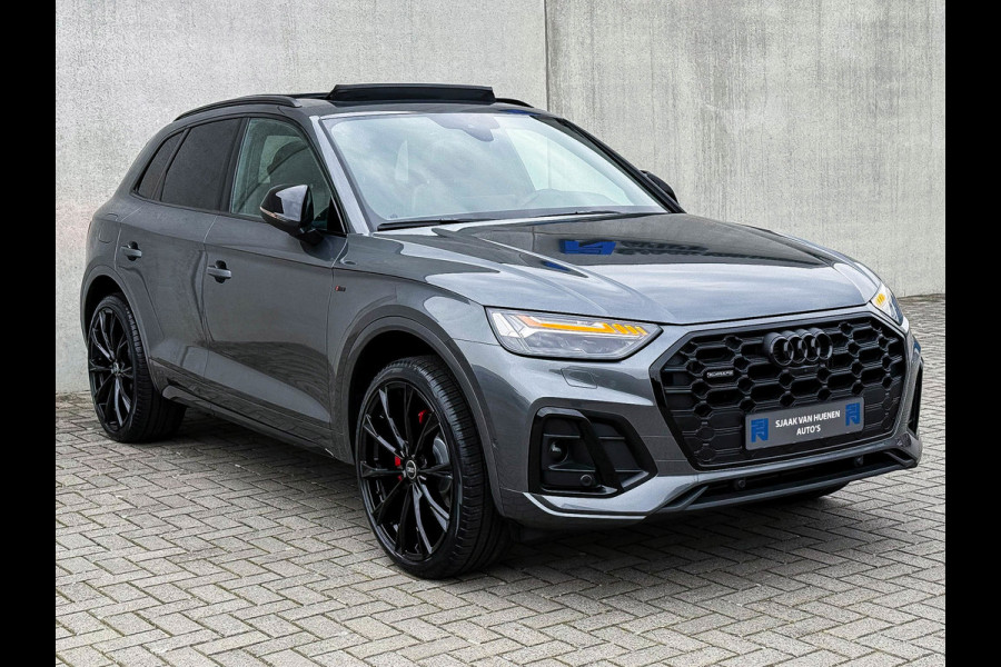Audi Q5 50TFSI e 299PK Quattro Competition S Edition S-Line 1é Eig! Panoramadak|S-Kuipstoelen|360°View|Matrix|Carbon|Ambiance|SQ5!