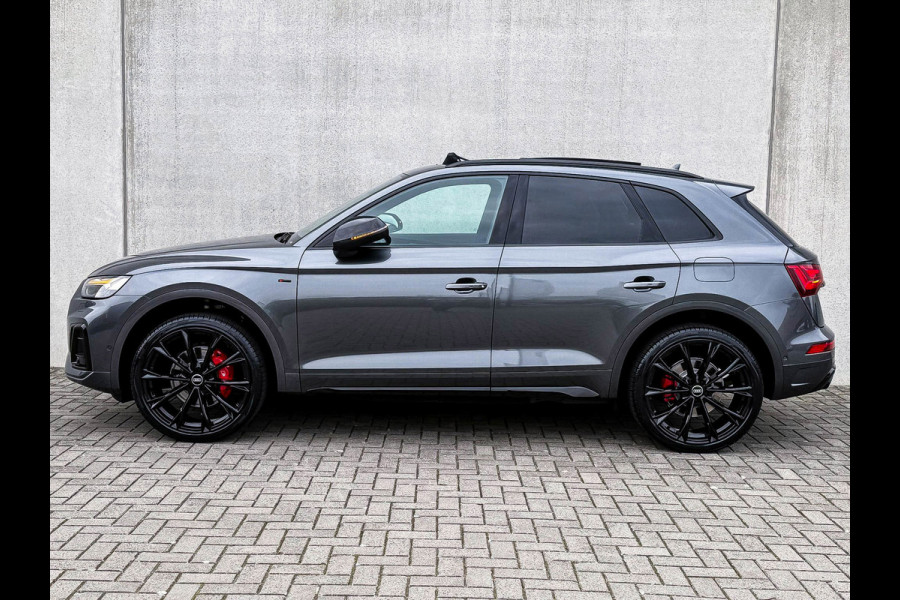 Audi Q5 50TFSI e 299PK Quattro Competition S Edition S-Line 1é Eig! Panoramadak|S-Kuipstoelen|360°View|Matrix|Carbon|Ambiance|SQ5!