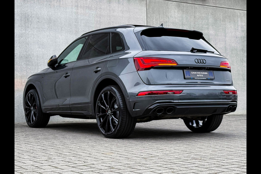 Audi Q5 50TFSI e 299PK Quattro Competition S Edition S-Line 1é Eig! Panoramadak|S-Kuipstoelen|360°View|Matrix|Carbon|Ambiance|SQ5!