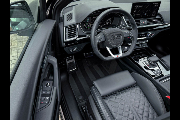 Audi Q5 50TFSI e 299PK Quattro Competition S Edition S-Line 1é Eig! Panoramadak|S-Kuipstoelen|360°View|Matrix|Carbon|Ambiance|SQ5!