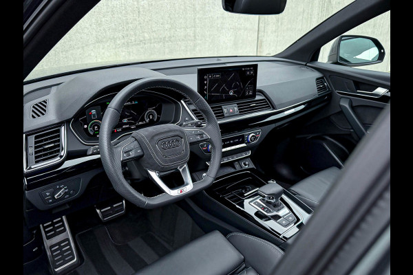 Audi Q5 50TFSI e 299PK Quattro Competition S Edition S-Line 1é Eig! Panoramadak|S-Kuipstoelen|360°View|Matrix|Carbon|Ambiance|SQ5!