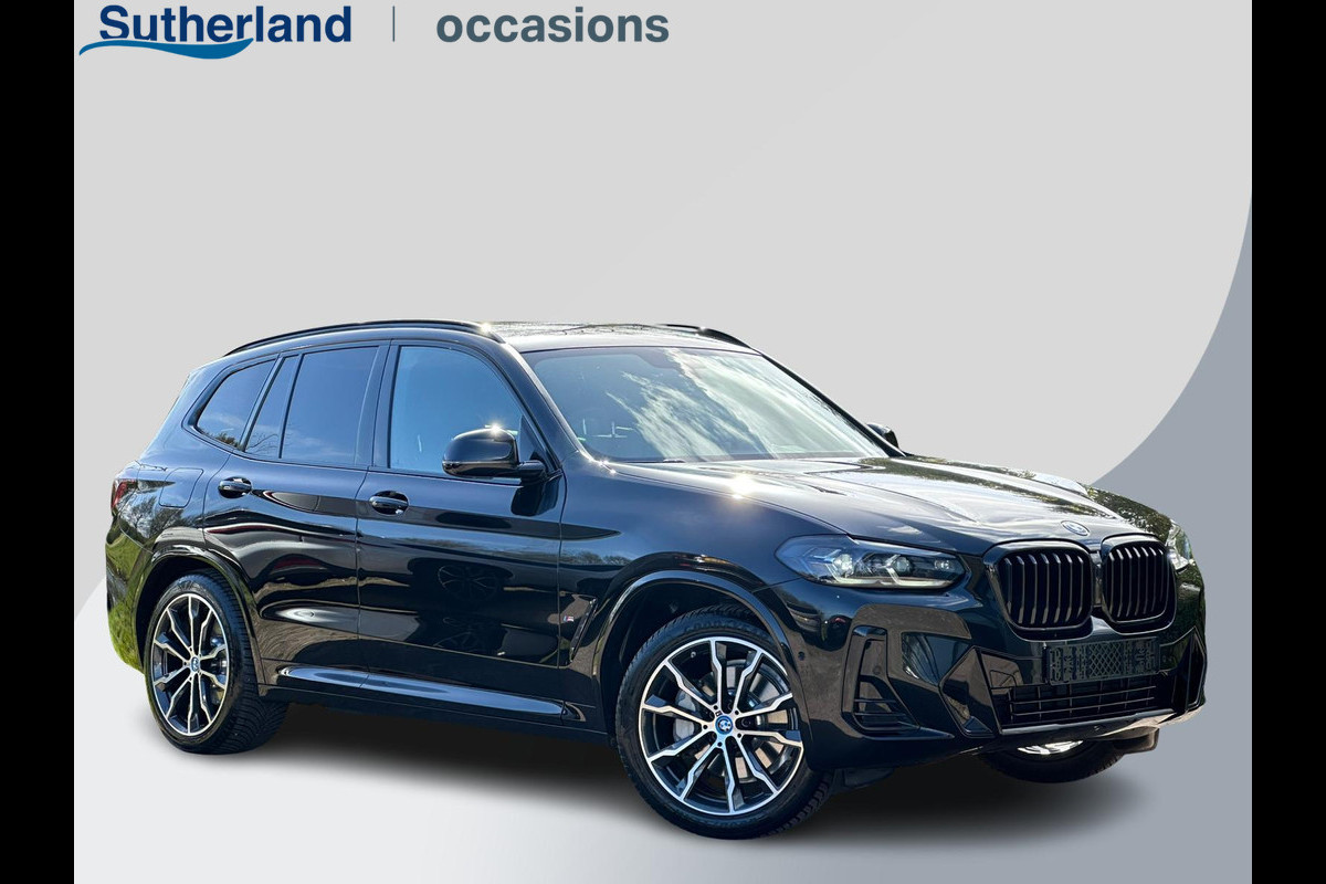 BMW X3 xDrive30e M Sport | Plug-in Hybride | incl. BMW Service Inclusive (5 jaar/100.000 km) | M pakket | Harman Kardon | Sportstoelen | Elektrische stoelen met geheugenfunctie | 360 graden camera | Stoelverwarming | Keyless | Elektrische achterklep | Adaptive Led | High-beam Headlights Control | Head Up Display | Adaptief demping systeem