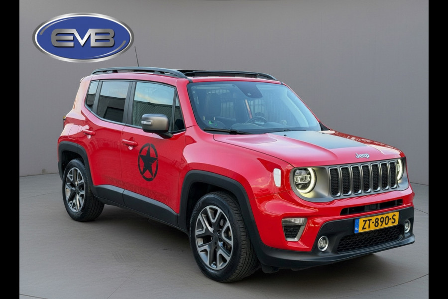Jeep Renegade 1.0T Limited, panoramadak,lederen interieur,parkeersensoren, NL auto met nap