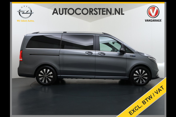 Mercedes-Benz Eqv 300 L2 7-Persoons Leder Captain Chairs SOH 95% Elek.Stoelen+Memory+Verwarmd Burmester®-Audio 360°Camera Navi Adap.Cruise Ecc Bus Elek.Schuifdeuren Lane Assist DAB Privacy Glas Elek.Achterklep VIP Vervoer