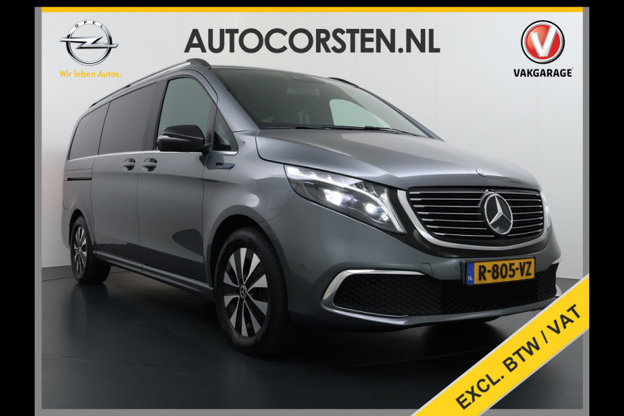 Mercedes-Benz Eqv 300 L2 7-Persoons Leder Captain Chairs SOH 95% Elek.Stoelen+Memory+Verwarmd Burmester®-Audio 360°Camera Navi Adap.Cruise Ecc Bus Elek.Schuifdeuren Lane Assist DAB Privacy Glas Elek.Achterklep VIP Vervoer