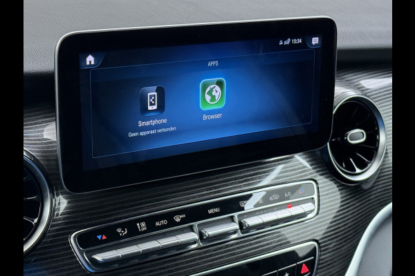 Mercedes-Benz Eqv 300 L2 7-Persoons Leder Captain Chairs SOH 95% Elek.Stoelen+Memory+Verwarmd Burmester®-Audio 360°Camera Navi Adap.Cruise Ecc Bus Elek.Schuifdeuren Lane Assist DAB Privacy Glas Elek.Achterklep VIP Vervoer