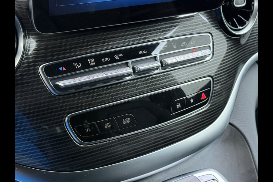 Mercedes-Benz Eqv 300 L2 7-Persoons Leder Captain Chairs SOH 95% Elek.Stoelen+Memory+Verwarmd Burmester®-Audio 360°Camera Navi Adap.Cruise Ecc Bus Elek.Schuifdeuren Lane Assist DAB Privacy Glas Elek.Achterklep VIP Vervoer