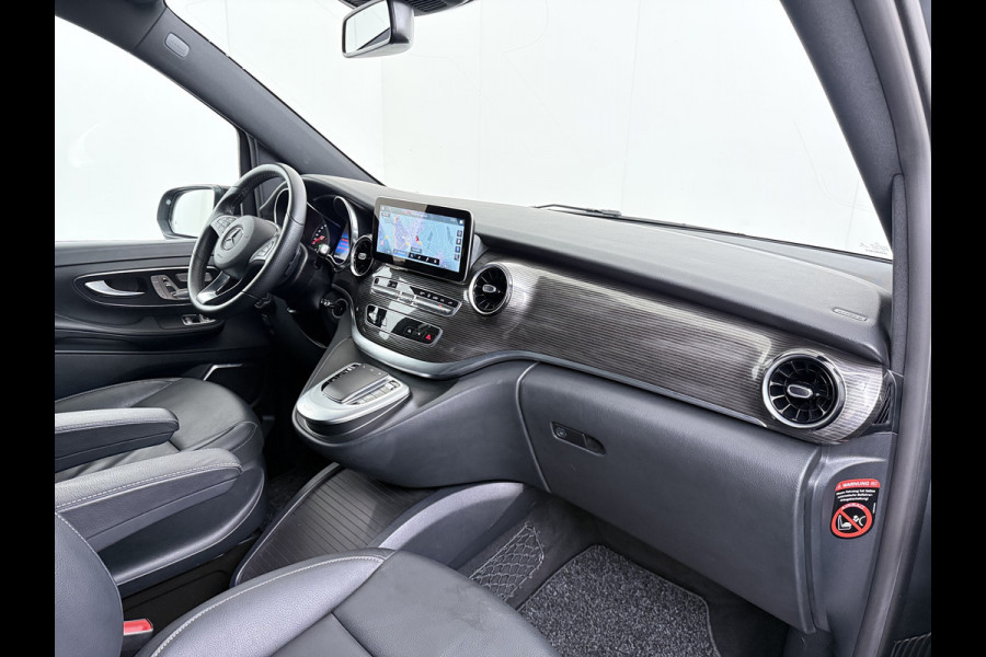 Mercedes-Benz Eqv 300 L2 7-Persoons Leder Captain Chairs SOH 95% Elek.Stoelen+Memory+Verwarmd Burmester®-Audio 360°Camera Navi Adap.Cruise Ecc Bus Elek.Schuifdeuren Lane Assist DAB Privacy Glas Elek.Achterklep VIP Vervoer