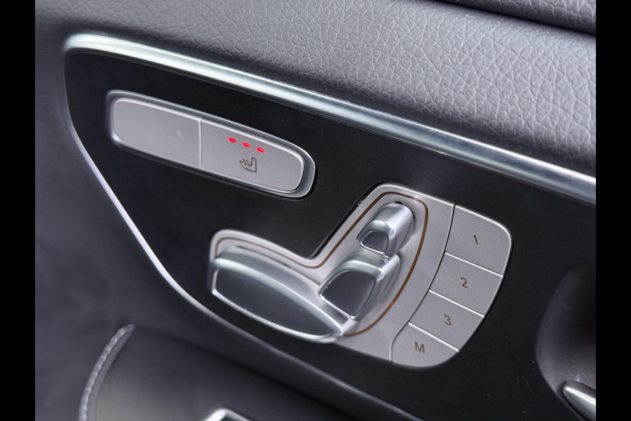 Mercedes-Benz Eqv 300 L2 7-Persoons Leder Captain Chairs SOH 95% Elek.Stoelen+Memory+Verwarmd Burmester®-Audio 360°Camera Navi Adap.Cruise Ecc Bus Elek.Schuifdeuren Lane Assist DAB Privacy Glas Elek.Achterklep VIP Vervoer