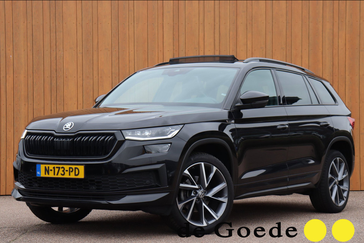 Škoda Kodiaq 1.5 TSI Sportline Business schuifdak stuur+stoelverw. el.klep+trekhaak canton