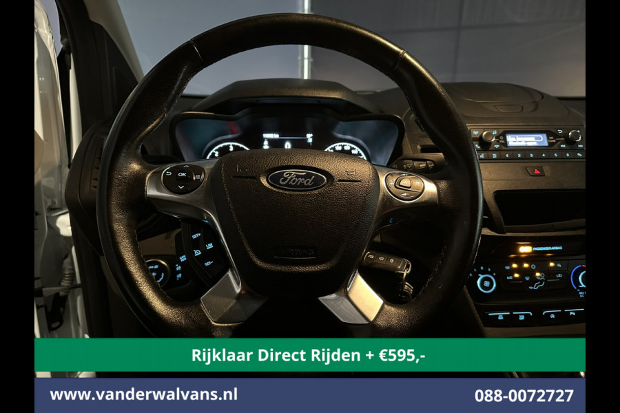 Ford Transit Connect 1.5 EcoBlue 100pk L2H1 inrichting Euro6 *Rijklaar Direct Rijden* Airco | Cruisecontrol | Trekhaak Zijdeur, Verwarmde Voorruit, Parkeersensoren