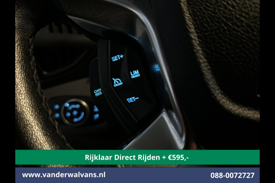 Ford Transit Connect 1.5 EcoBlue 100pk L2H1 inrichting Euro6 *Rijklaar Direct Rijden* Airco | Cruisecontrol | Trekhaak Zijdeur, Verwarmde Voorruit, Parkeersensoren