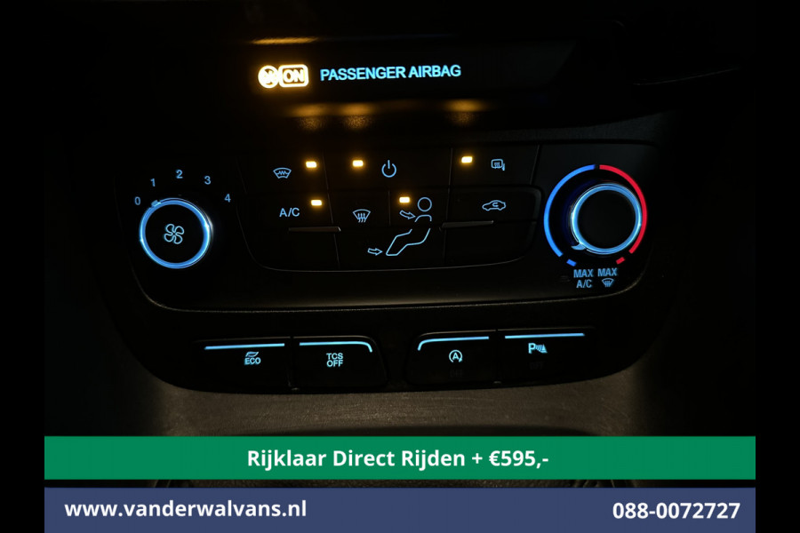 Ford Transit Connect 1.5 EcoBlue 100pk L2H1 inrichting Euro6 *Rijklaar Direct Rijden* Airco | Cruisecontrol | Trekhaak Zijdeur, Verwarmde Voorruit, Parkeersensoren